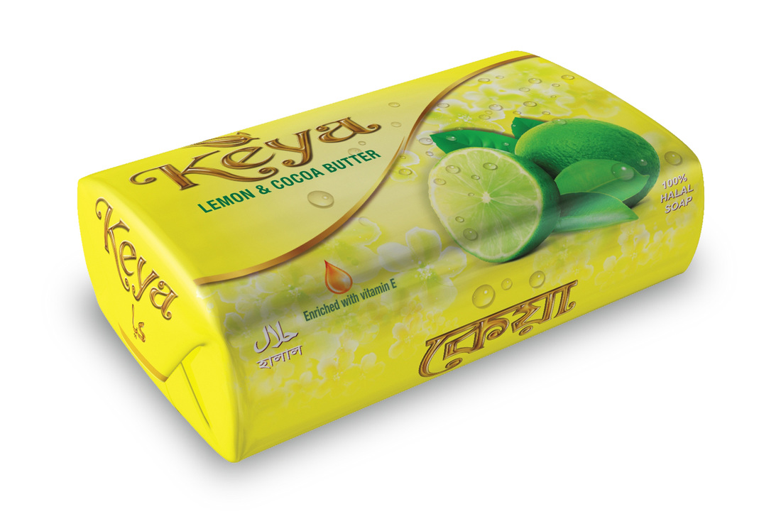 কেয়া লেমন এন্ড কোকোয়া বাটার সোপ (Keya Lemon & Cocoa Butter Soap)