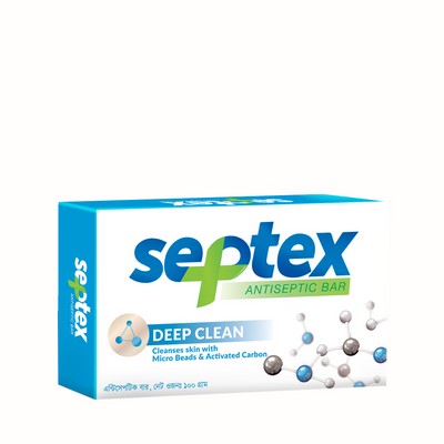 সেপটেক্স এন্টিসেপটিক বার (Septex Deep Clean Antiseptic Bar)